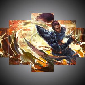 League Of Legends 2 - Gaming 5 Panel Canvas Art Wall Decor