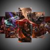 League Of Legends 6 - Gaming 5 Panel Canvas Art Wall Decor