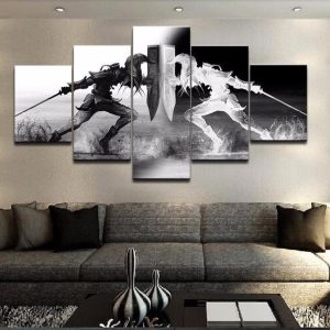 Legend Of Zelda Battle For Light Gaming - 5 Panel Canvas Art Wall Decor