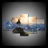 Legend Of Zelda Cartoon - Gaming 5 Panel Canvas Art Wall Decor