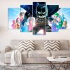 Lego Batman Movie - Cartoon 5 Panel Canvas Art Wall Decor