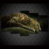 Leopard 2 - Animal 5 Panel Canvas Art Wall Decor