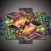 Lgbt 1 - Abstract 5 Panel Canvas Art Wall Decor