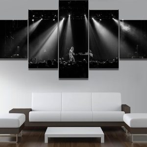 Lil Peep On The Stage Celebrity - 5 Panel Canvas Art Wall Decor