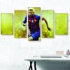 Lionel Messi 2 - Famous Person 5 Panel Canvas Art Wall Decor