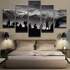 Lord Of The Rings Movie - 5 Panel Canvas Art Wall Decor