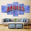 Los Angeles Angels Of Anaheim Baseball Team Logo - Sport 5 Panel Canvas Art Wall Decor