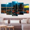 Los Angeles California Large - Nature 5 Panel Canvas Art Wall Decor