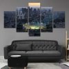 Los Angeles Dodgers City Nature - 5 Panel Canvas Art Wall Decor