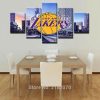 Los Angeles Lakers NBA Basketball - 5 Panel Canvas Art Wall Decor