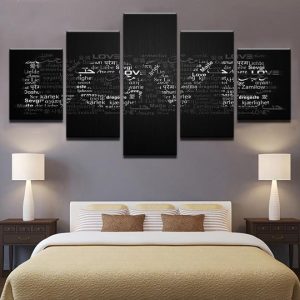 Love In Any Language - Abstract Canvas Wall Art