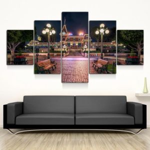 Magical Home - Cartoon 5 Panel Canvas Art Wall Decor