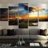 Masjid - Nature 5 Panel Canvas Art Wall Decor