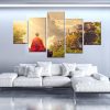 Meditation - Religion 5 Panel Canvas Art Wall Decor