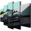 Mercedes-Benz E Cabrio Sport Car - Automative 5 Panel Canvas Art Wall Decor