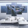 Mercedes GTR Car - 5 Panel Canvas Art Wall Decor