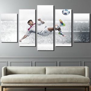 Messi And His Magic - Sport 5 Panel Canvas Art Wall Decor