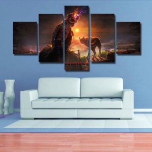 Metal Gear Solid V - Gaming 5 Panel Canvas Art Wall Decor