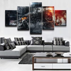 Metro Exodus Signature Battle Gaming - 5 Panel Canvas Art Wall Decor