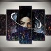 Michael Jackson 2 - Music 5 Panel Canvas Art Wall Decor