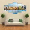 Midtown Manhattan Skyline - Nature 5 Panel Canvas Art Wall Decor