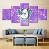 Mighty Ducks Of Anaheim Nhl Team Purple - Sport 5 Panel Canvas Art Wall Decor