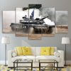 Military Tanks - Automative 5 Panel Canvas Art Wall Decor