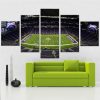 Minnesota Vikings Stadium Sport - 5 Panel Canvas Art Wall Decor