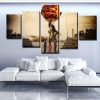 Mission Accomplished - Army 5 Panel Canvas Art Wall Decor