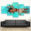 Montunui Strength - Cartoon 5 Panel Canvas Art Wall Decor