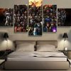 Mortal Kombat All Characters Gaming - 5 Panel Canvas Art Wall Decor