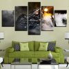 Motorcycle 11 - Automative 5 Panel Canvas Art Wall Decor