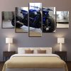 Motorcycle 15 - Automative 5 Panel Canvas Art Wall Decor