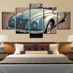 Motorcycle 74 - Automative 5 Panel Canvas Art Wall Decor