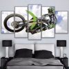 Motorcycle Racing Extreme - Sport 5 Panel Canvas Art Wall Decor