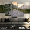 Mountain Biking - Auotmative 5 Panel Canvas Art Wall Decor