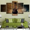 Music Instruments 12 - Music 5 Panel Canvas Art Wall Decor