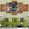 Music Instruments 16 - Music 5 Panel Canvas Art Wall Decor