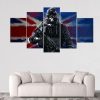 Mute Rainbow Six Siege - Gaming 5 Panel Canvas Art Wall Decor