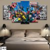 My Hero Academia Characters Anime - 5 Panel Canvas Art Wall Decor