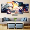 My Hero Academia Todoroki And Midoriya 1 Anime - 5 Panel Canvas Art Wall Decor