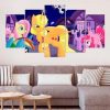 My Little Pony Nursery - Cartoon 5 Panel Canvas Art Wall Decor