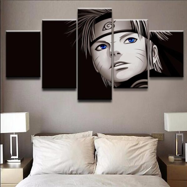 Naruto 08 - Anime 5 Panel Canvas Art Wall Decor