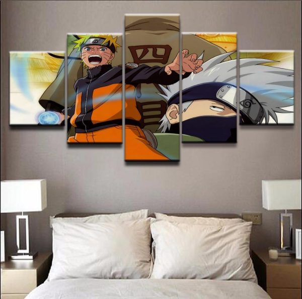 Naruto 11 - Anime 5 Panel Canvas Art Wall Decor