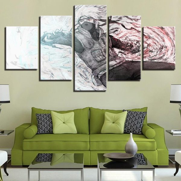 Naruto 40 - Anime 5 Panel Canvas Art Wall Decor