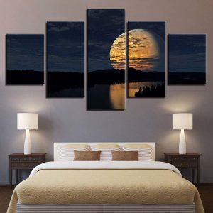 Natural 1 - Nature 5 Panel Canvas Art Wall Decor