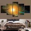 Natural 4 - Nature 5 Panel Canvas Art Wall Decor