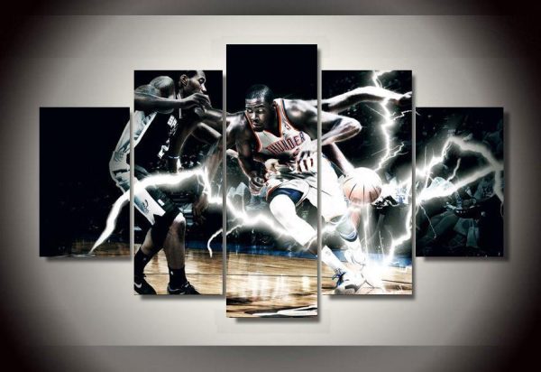 Nba - Sport 5 Panel Canvas Art Wall Decor