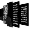 Nelson Mandela - Famous Person 5 Panel Canvas Art Wall Decor