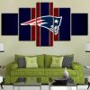 New England Patriots Team 1 - Sport 5 Panel Canvas Art Wall Decor